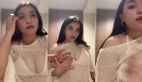 Laras Habis Kondangan Baju Transparan Remas Instagram